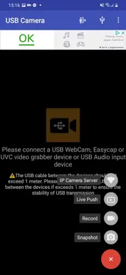 USB Camera android App screenshot 1